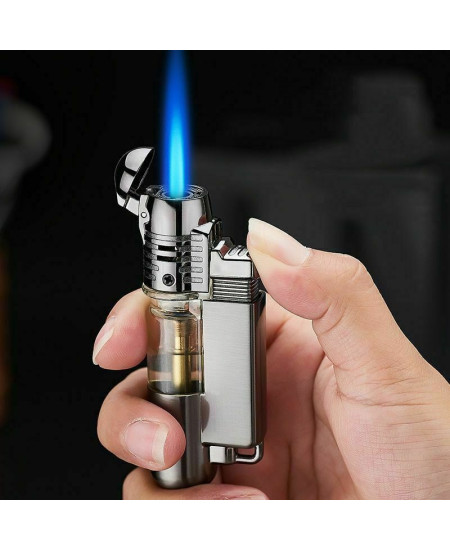 Mini Windproof Turbo Lighter Gas Lighter Flame Butane Metal Cigarettes Lighters Mini 