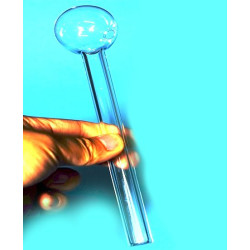 8" Jumbo Glass Oil Burner pipe